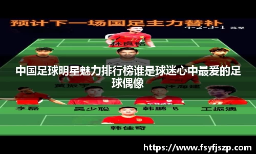 中国足球明星魅力排行榜谁是球迷心中最爱的足球偶像